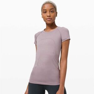 Lululemon Swifly Tech Mauve Purple Workout T Shirt
